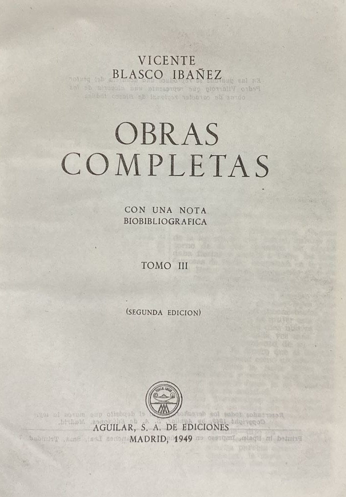 Obras completas. Tomo III