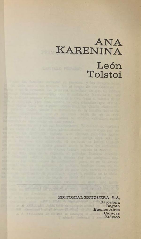 Ana Karenina / Tapa dura