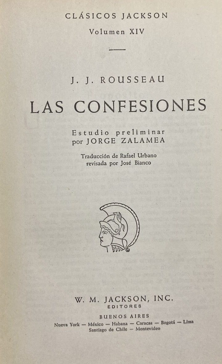 Las Confesiones, Volumen XIV / Tapa Dura
